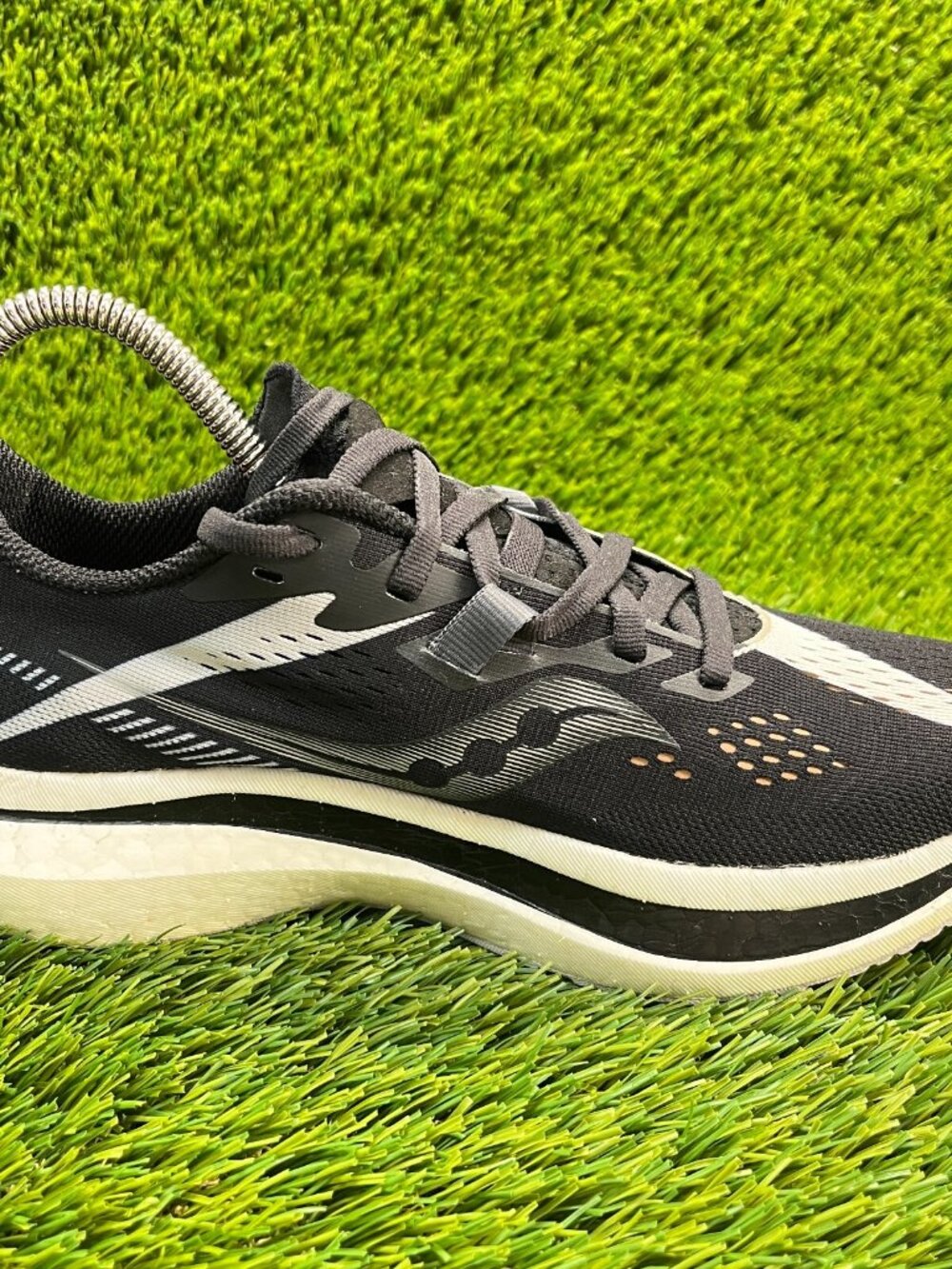 Saucony Endorphin Pro 2 Womens Size 8 Black Athletic Running Shoes Sneakers - Picture 4 of 11
